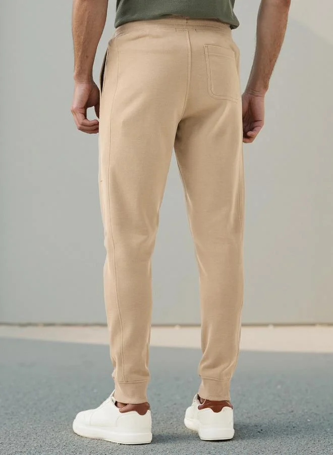 Iconic Iconic Slim Fit Joggers with Drawstring Closure and Pockets