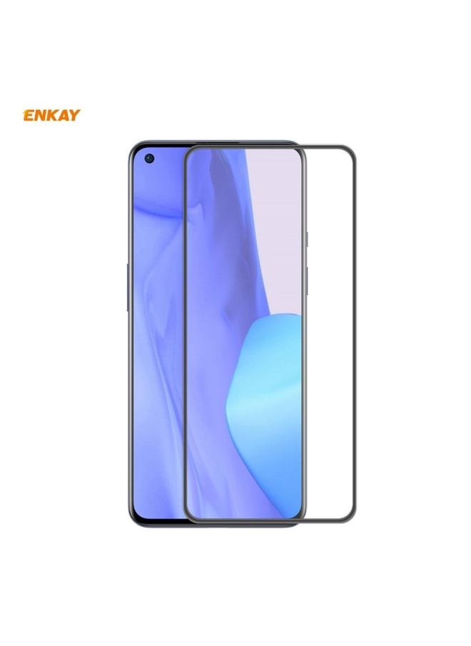 ENKAY Screen Protector For OnePlus 9 ENKAY Hat-Prince Anti-drop Full Glue Tempered Glass Full Screen Film Anti-fall Protector 