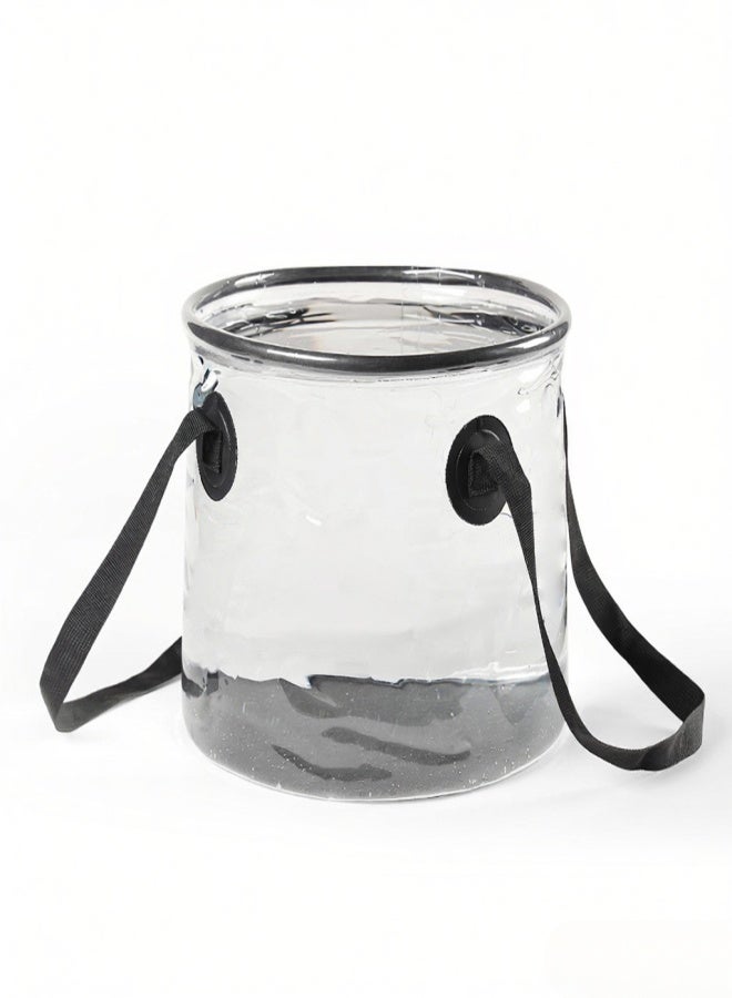ISE MOUNT Oudoor Camping Picnic Water Bucket Large Capacity Portable Water Bucket Car Travel Folding Water Bucket with Handle - Image 1
