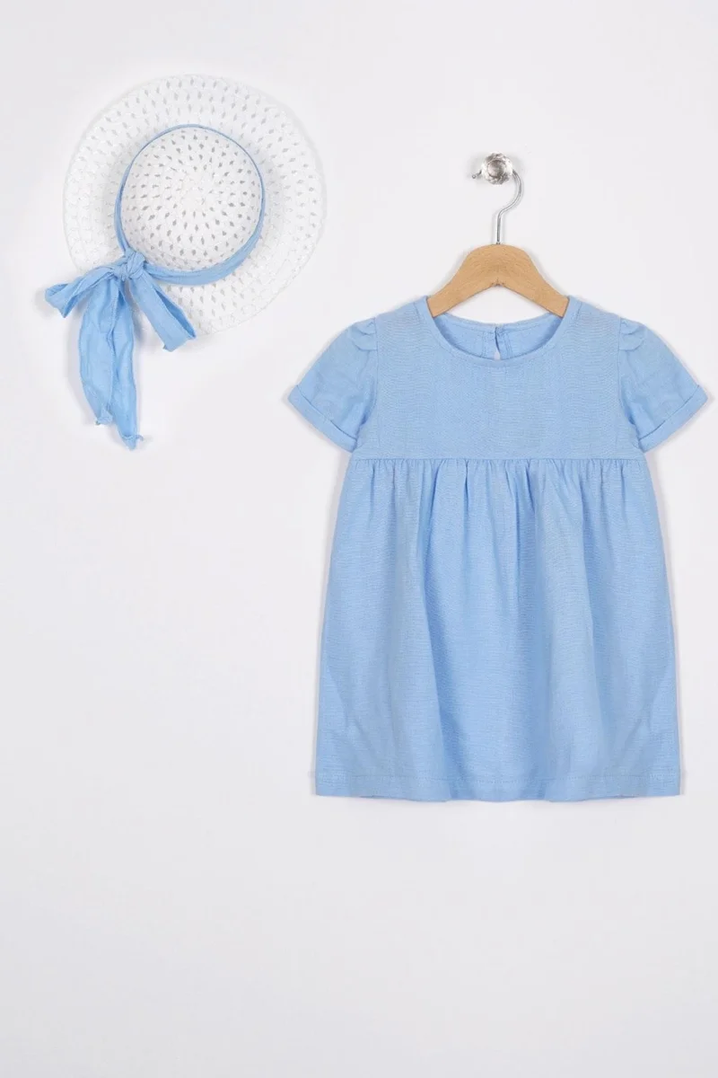 WEWE Blue Textured Dress