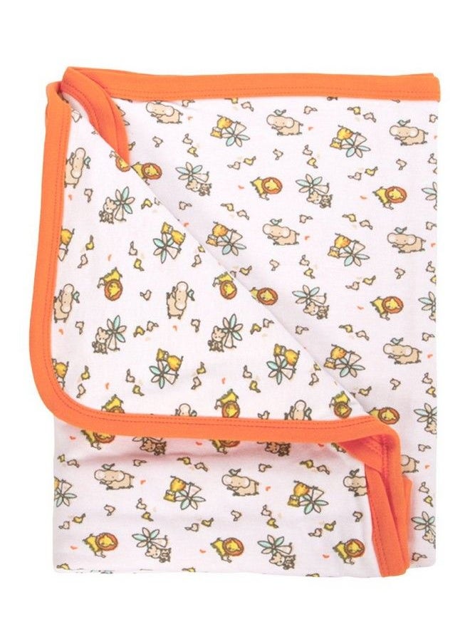mee mee - Warm And Soft Wrapper Blanket With Hood Orange - Image 1
