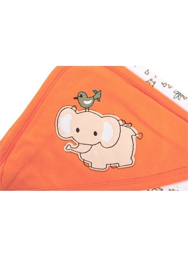 mee mee - Warm And Soft Wrapper Blanket With Hood Orange - Image 1