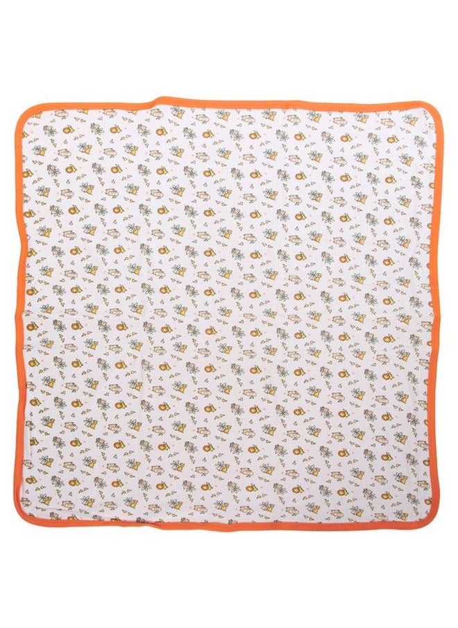 mee mee - Warm And Soft Wrapper Blanket With Hood Orange - Image 1