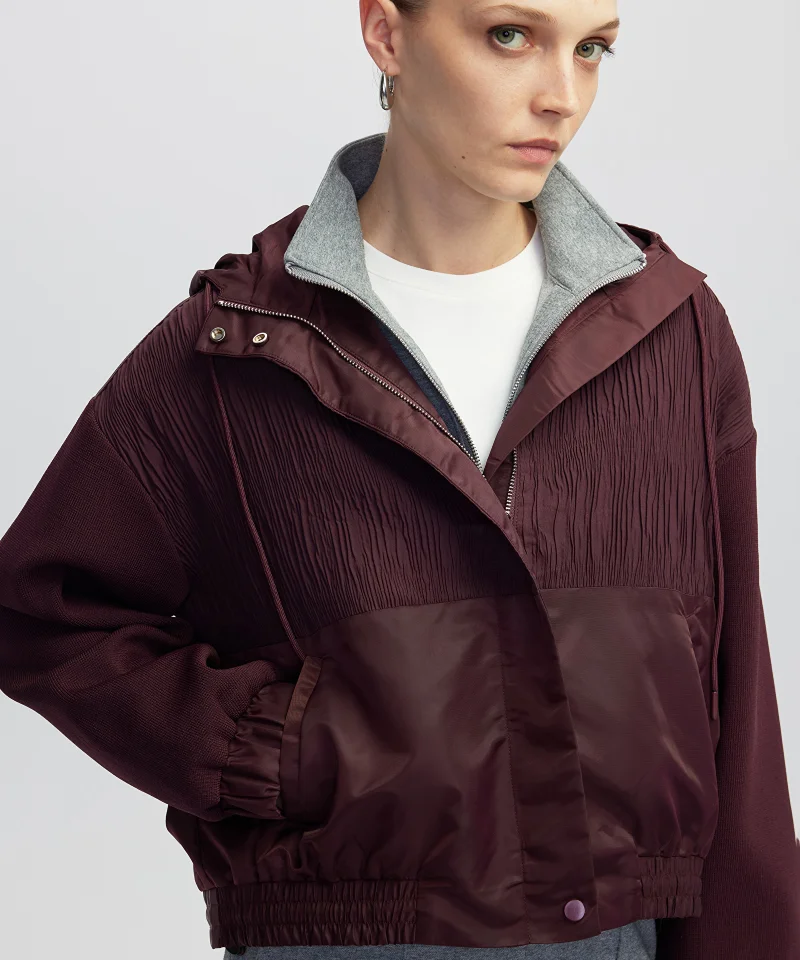 Ipekyol  Regular Fit Mixed Media Coat for Women | Best Price UAE