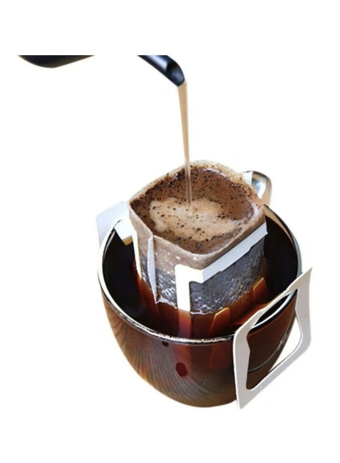 Cafe 50-Piece Japanese Drip Coffee Filter Paper Bag White 7.5 x 9cm  - Image 5