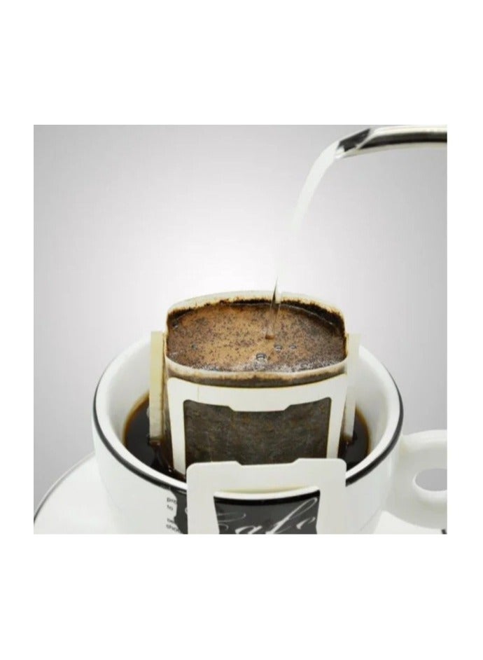 Cafe 50-Piece Japanese Drip Coffee Filter Paper Bag White 7.5 x 9cm  - Image 1