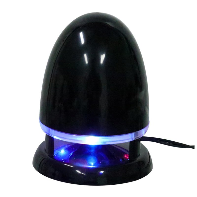 Multimedia Mini Speaker with Colorful LED Lights USB Powered Portable Desktop Speaker Black Blue - Image 5