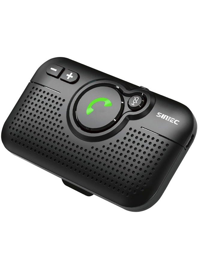 SUNITEC Bluetooth Car Speaker for Cell Phone, Handsfree Bluetooth Car Kit Motion AUTO ON Off Support Siri Voice Assistant Handsfree Speakerphone with Visor Clip - BC980P  - Image 1