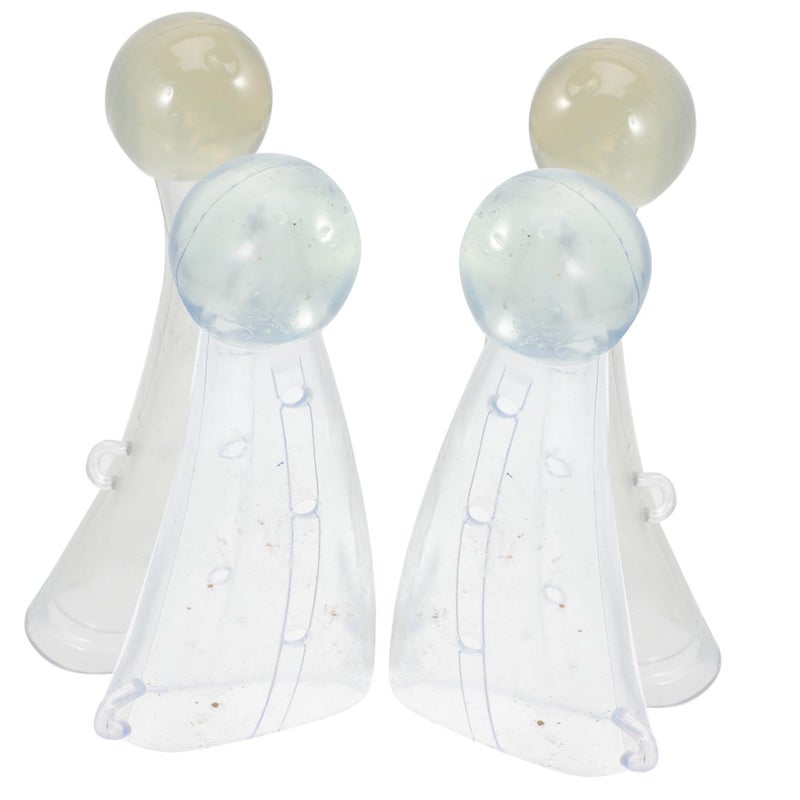 Transparent Horn Protectors For Cattle And Goats 2 Pairs Farm Hoof Cover - Image 2