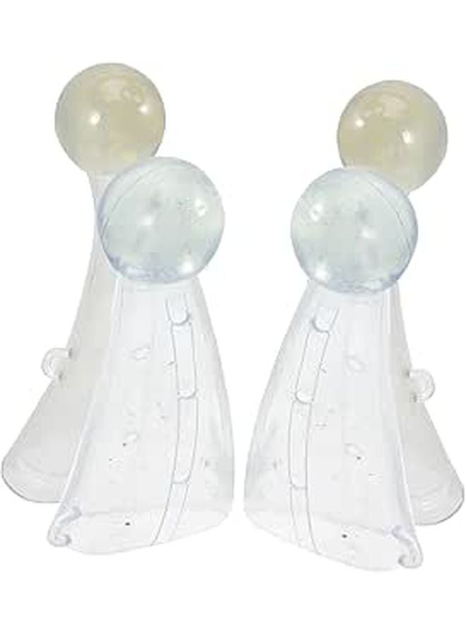 Transparent Horn Protectors For Cattle And Goats 2 Pairs Farm Hoof Cover - Image 1