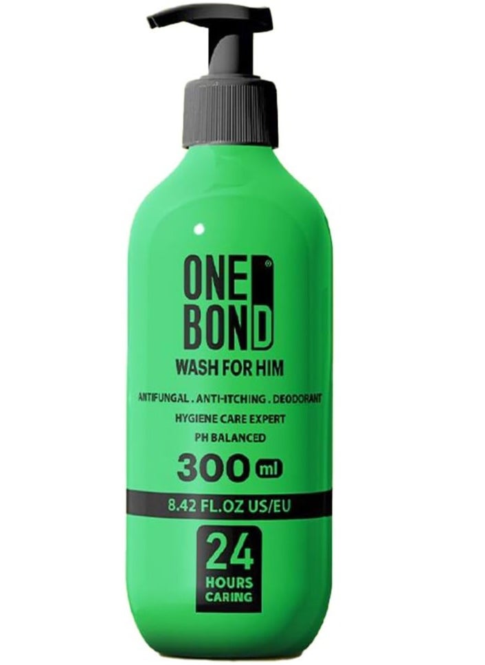 ONE BOND - Sensitive Area Wash for Men 300ml GREEN - Image 1