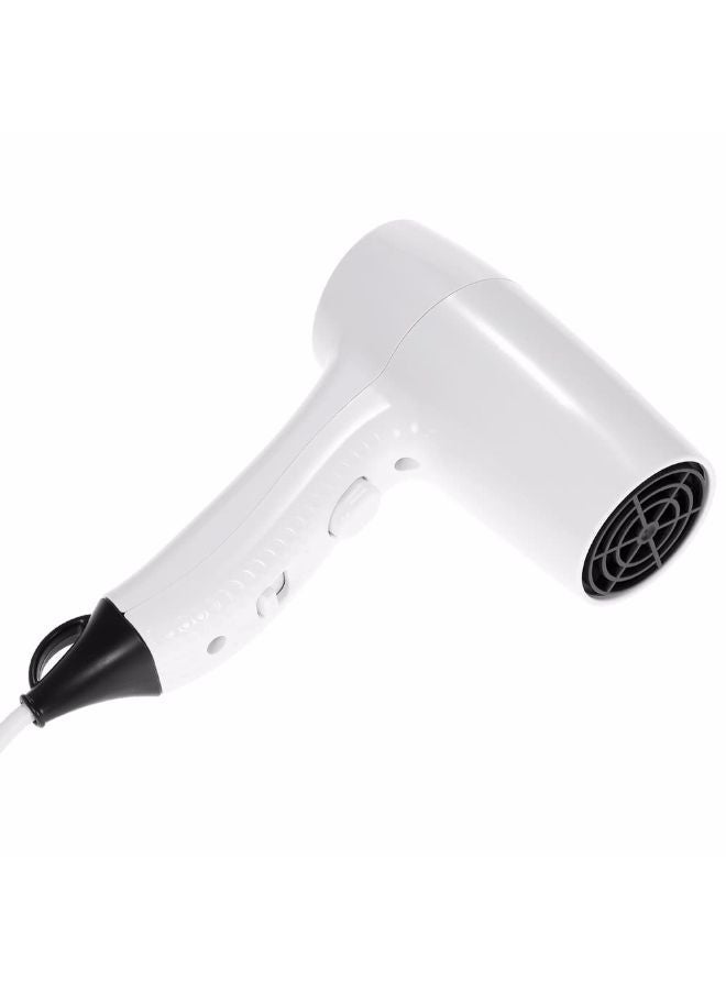 NIBEMINENT Wall-Mounted Electric Hair Dryer With Hot/Cold Speed White - Image 3