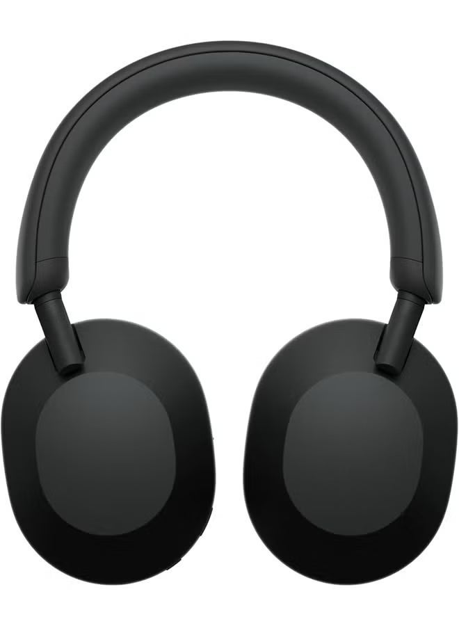 Head Mounted Wireless Bluetooth Headphones, Over-Ear Style, with Built-in Mic for Phone Calls - Black - Image 4