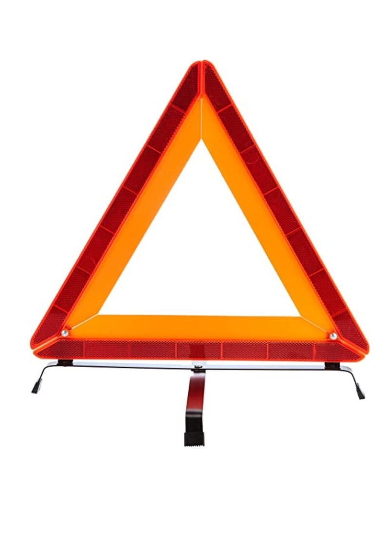 Yuwell Warning Triangle Reflective Safety Emergency Triangle Foldable Road Warning Triangle EU Roadside Hazard Alert Signs with Storage Box for Car Emergencies Accessories  - Image 2