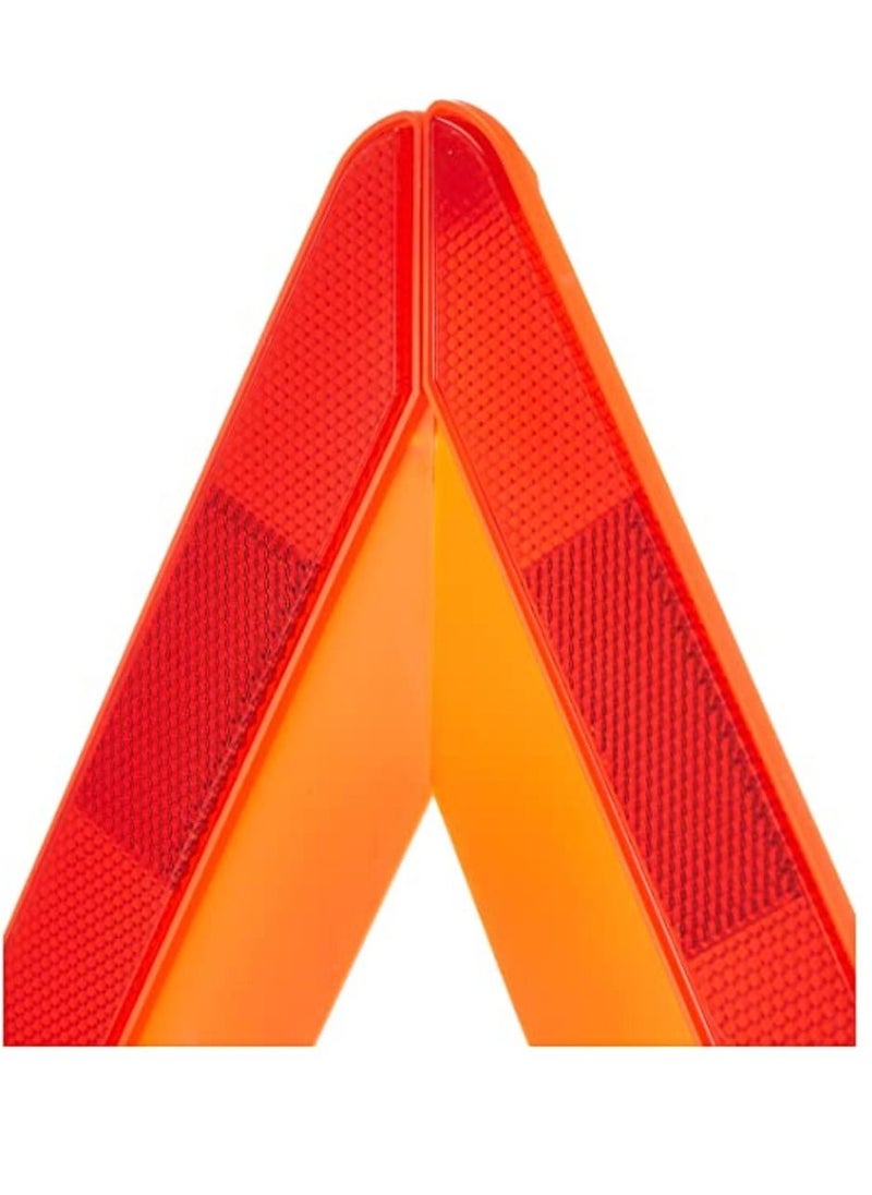 Yuwell Warning Triangle Reflective Safety Emergency Triangle Foldable Road Warning Triangle EU Roadside Hazard Alert Signs with Storage Box for Car Emergencies Accessories  - Image 3