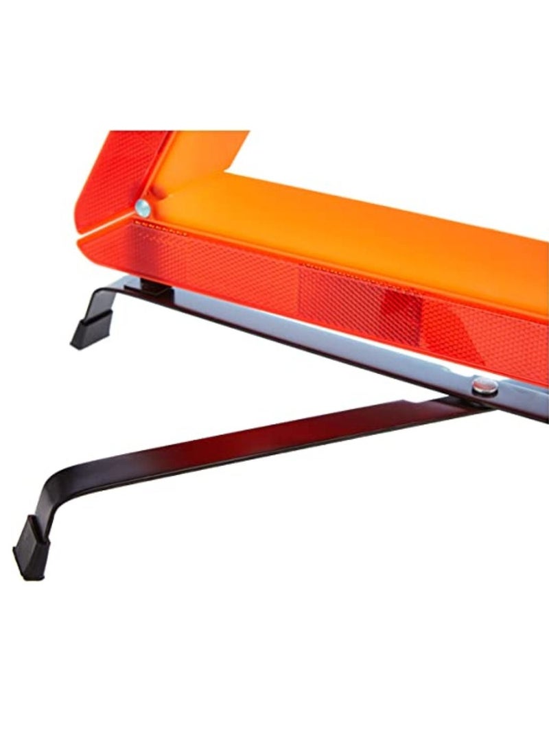 Yuwell Warning Triangle Reflective Safety Emergency Triangle Foldable Road Warning Triangle EU Roadside Hazard Alert Signs with Storage Box for Car Emergencies Accessories  - Image 4