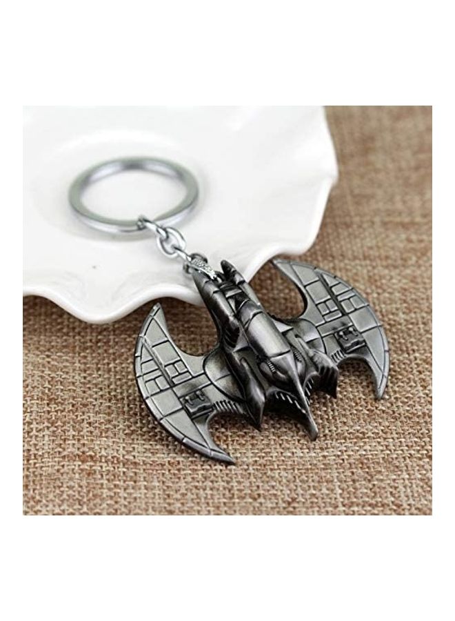 نيبمينينت سلسلة مفاتيح على شكل باتمان أسود/ فضي - Image 2