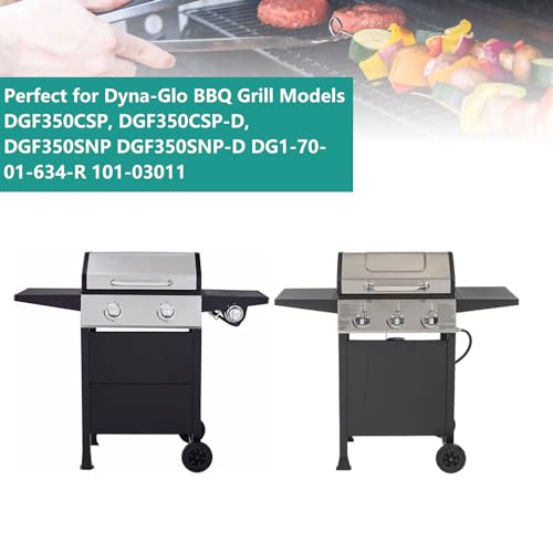 EasiBBQ Cast Iron Cooking Grate for Dyna-Glo BBQ Grill Models DGF350CSP, DGF350CSP-D, DGF350SNP DGF350SNP-D DG1-70-01-634-R 101-03011 - Image 5