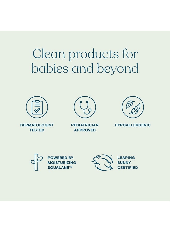 Pipette Baby Shampoo and Body Wash - Vanilla + Ylang Ylang, Tear-Free Bath Time, Hypoallergenic, Moisturizing Plant-Derived Squalane, Non-Toxic, Sulfate Free, 11.8 fl oz - Image 4