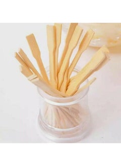 Plan A Bamboo Party Forks, 2 Prong Food Forks for Fruit and Cocktail Blunt | Small Wooden Cocktail Fork Perfect for Parties, Buffets, Tastings, Weddings, Baby Showers (50)  - Image 3