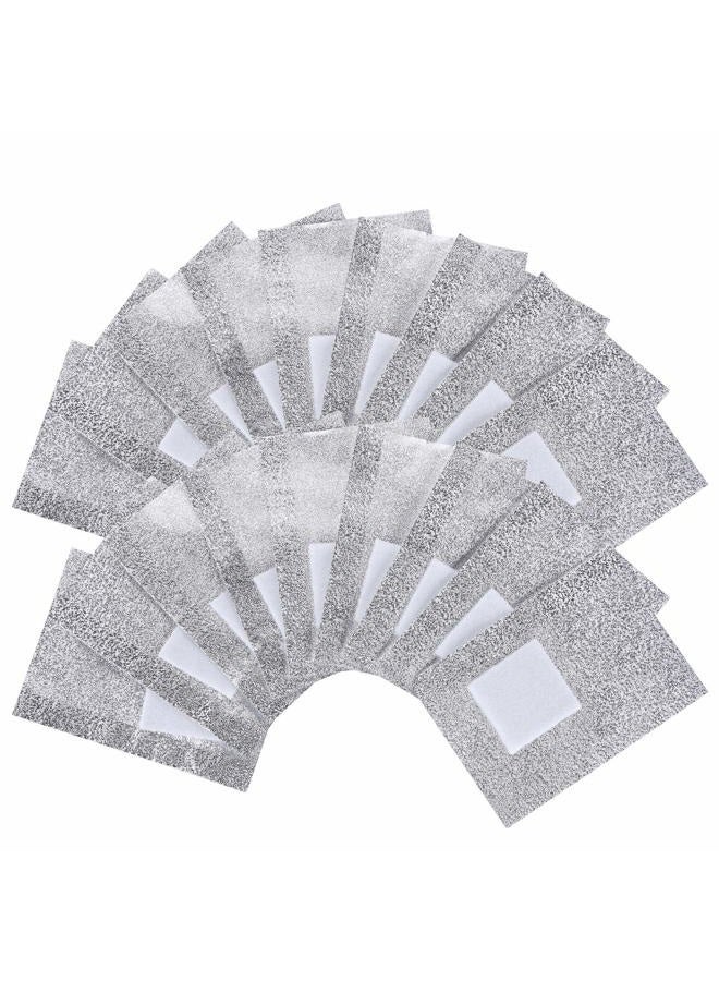BTYMS 400 Pcs Gel Nail Polish Remover Wraps Nail Foil Wraps Soak Off Cotton Pads Lint Free Finger Nail Wipes - Image 1