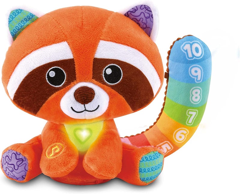 LeapFrog Colourful Counting Red Panda, Interactive Soft Baby Toy with Lights, Numbers & Music, Cuddly Toy, Gift for Babies aged 6, 9, 12+ months, English Version - Image 1