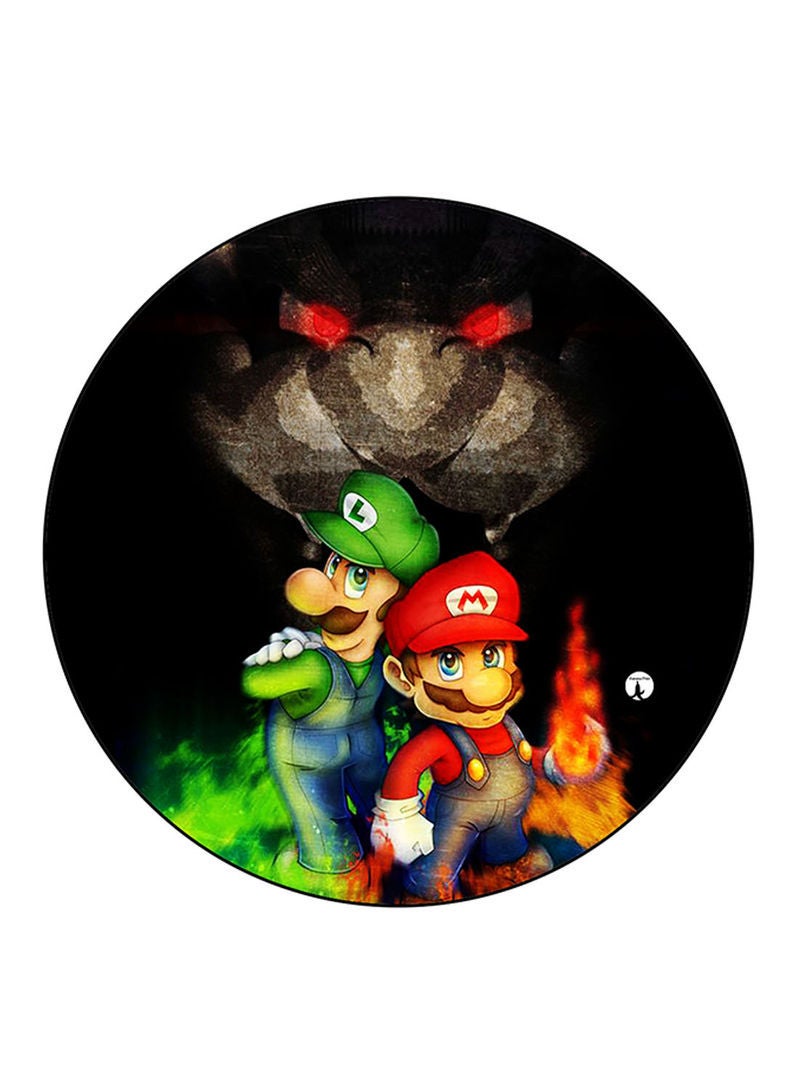 RKN Video Game Super Mario Printed Mouse Pad  Multicolour