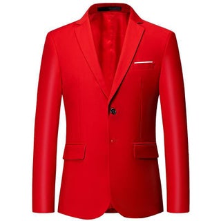 Purple Slimming Oversize Studio Two-button Korean-style Slim-fit Small Suit Jacket Mens Overalls Host Dress Red - pzsku/Z7B8605F83980F3DEB0F6Z/45/_/1742331070/db8e4d06-f2bf-4def-8be0-681c7f8e10dc