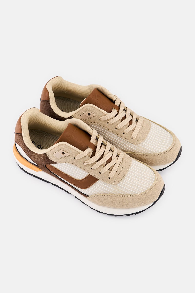 Algspar Men Lace Up Casual Shoes, Multicolor - Image 3