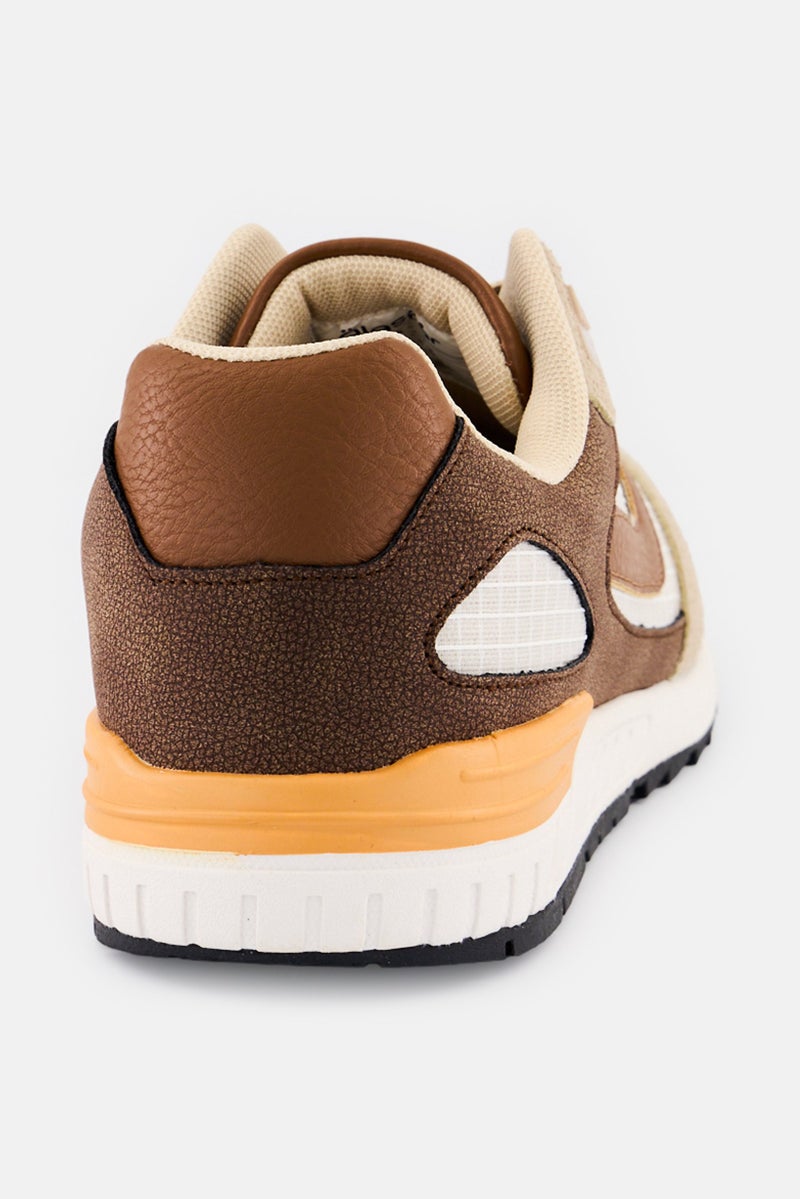 Algspar Men Lace Up Casual Shoes, Multicolor - Image 4