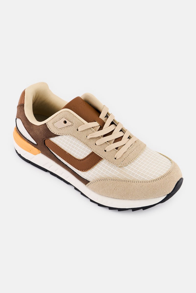 Algspar Men Lace Up Casual Shoes, Multicolor - Image 1