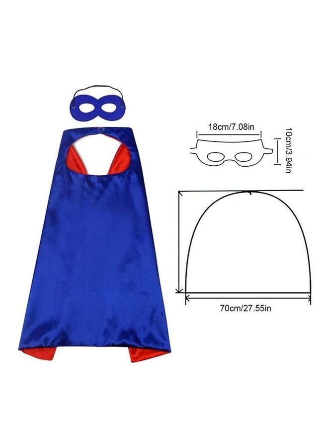 طقم رداء تنكري بوجهين مع قناع، مكون من قطعتين. One Size - Image 2
