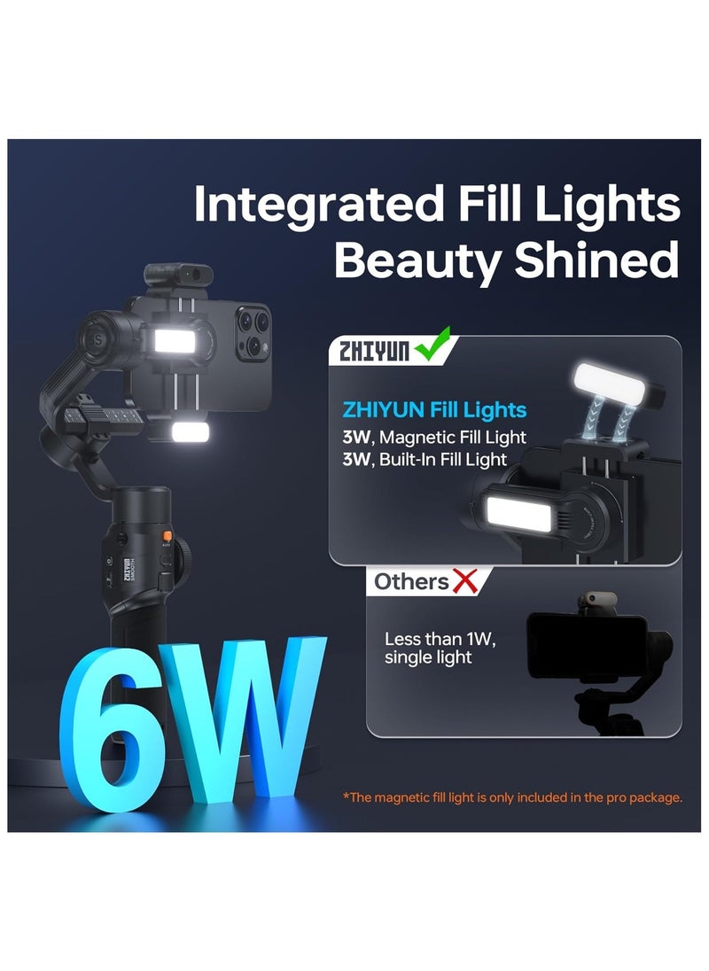 Zhiyun Zhiyun Smooth 5S AI Pro 3-Axis Smartphone Gimbal (Black) - Professional Stabilizer with AI Tracking for Vloggers & Filmmakers  - Image 4