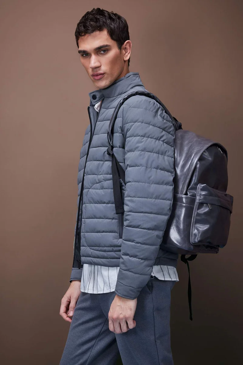 ديفاكتو Faux Leather Backpack