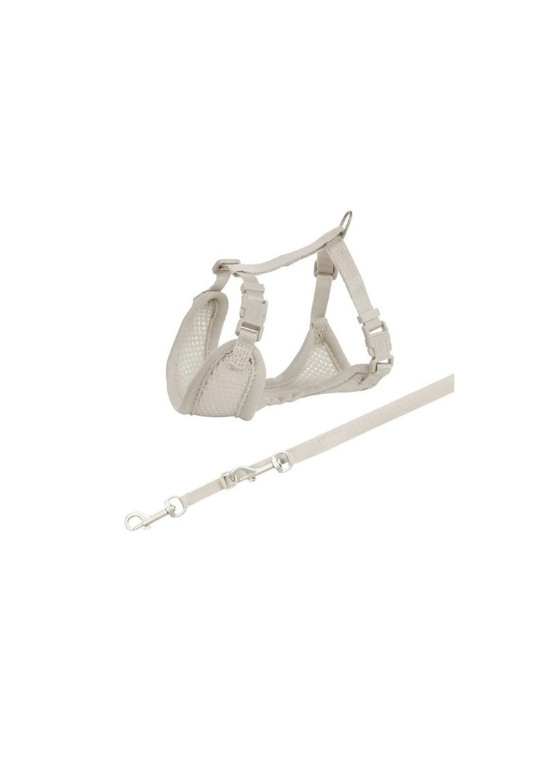 تريكسي حزام تريكسي جونيور جرو ناعم مع مقود رمادي فاتح - Image 1