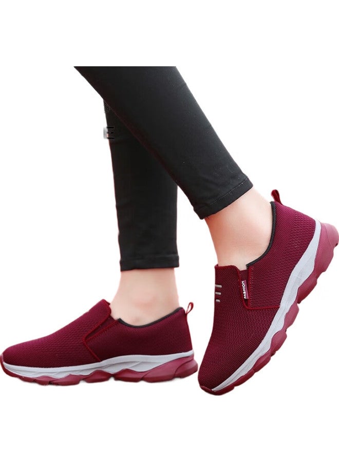 Pounise Elderly Comfortable Lightweight Walking Shoes For Women Pyx-Lk6952 Red 38 - Image 3