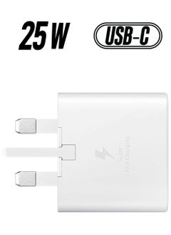 DIGI CORE 25W PD Fast Charge Travel Adapter USB-C For Samsung Huawei Xiaomi And Android Smartphones White  - Image 1