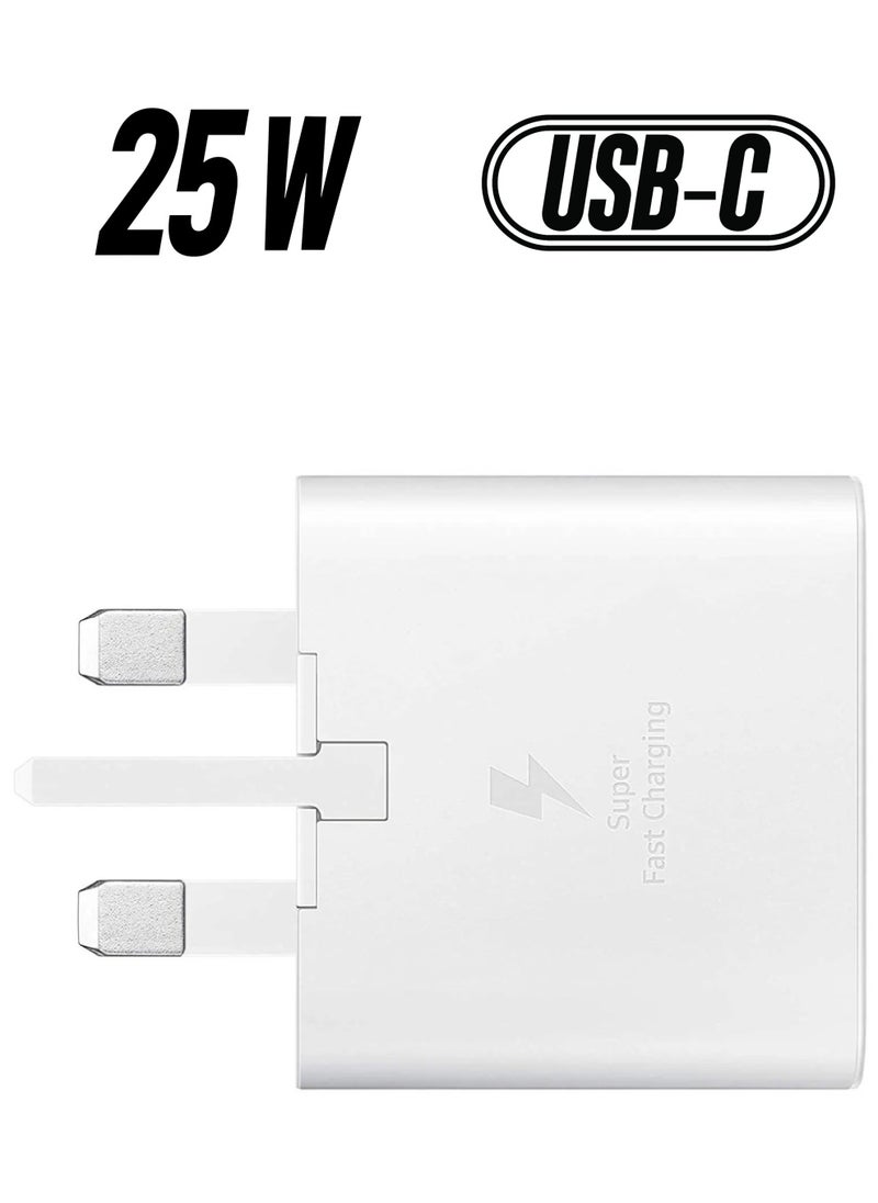DIGI CORE 25W PD Fast Charge Travel Adapter USB-C For Samsung Huawei Xiaomi And Android Smartphones White  - Image 1