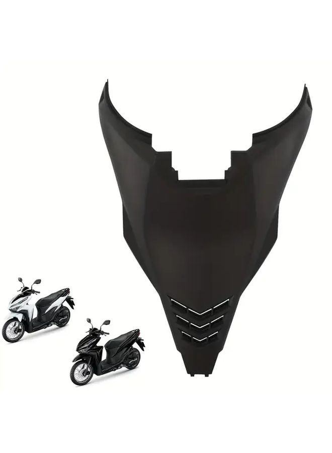 For Honda Vario Scooter Motorcycle Front Storage Compartment Decorative Cover Black Durable PP Material With Stripes Fits 125 And 150 Models Sleek Design High Quality - Image 1