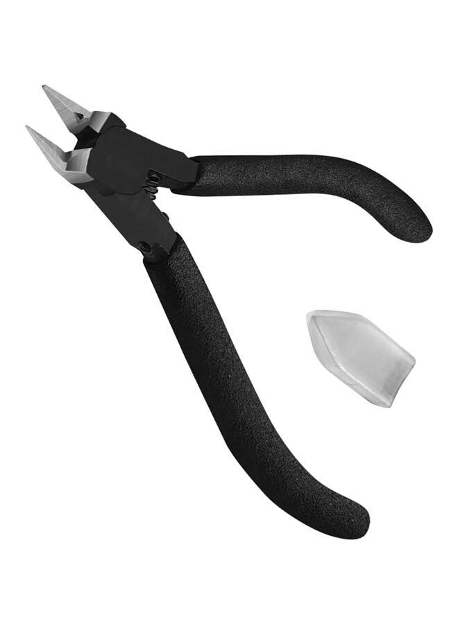 5-inch Model Nippers, with Ultra-thin Single-edge and Blade Case Plastic Model Tools for Gundam Repairing Plastic Model and Fixing (Size : BLACK) - Image 1