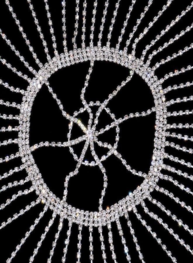 STONEFANS Tassel Rhinestone Cap Headpiece Flapper Crystal Head Chain Jewelry Belly Dance Wedding 1920s Hair Accessories for Women - Image 2