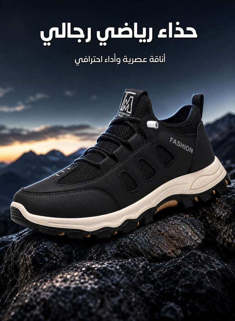 Men's Casual Running Shoes - Lightweight Cushioning with Shock Absorption & Anti-Slip Rubber Outsole for Outdoor Sports - Image 1