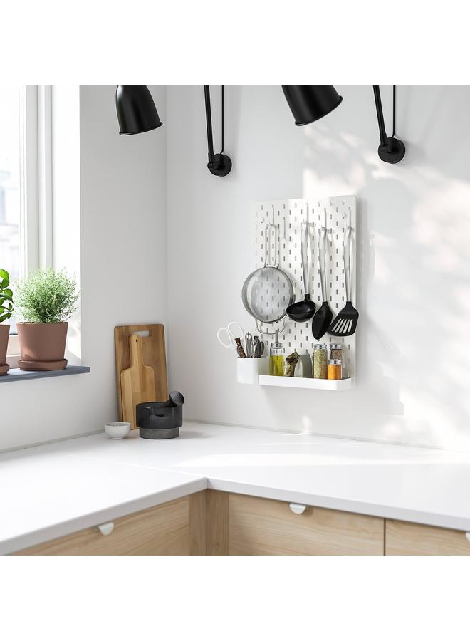 Zaboon Pegboard Combination, White, 36X56 Cm - Image 4