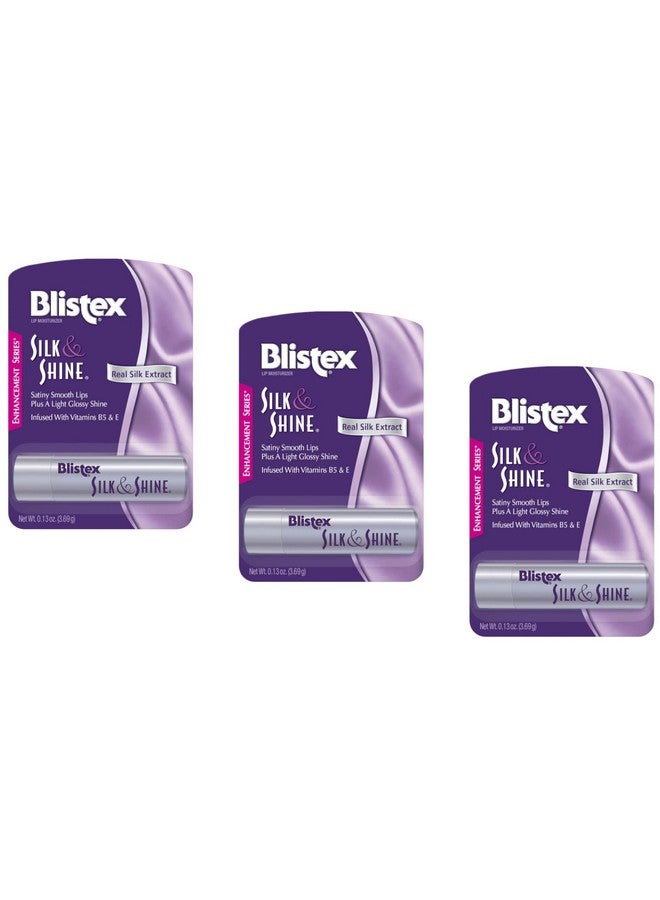 Blistex Silk & Shine Lip Moisturizer 0.13 Oz Pack Of 3 - Image 1