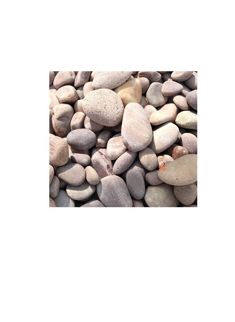 KNP Red River stone Natural Garden Material 5-8 cm 10 kg  - Image 1