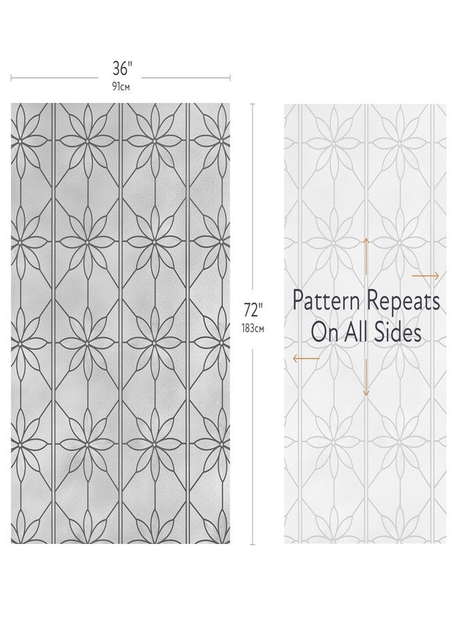 آرت سكيب فيلم Artscape Daisy | فيلم نافذة للخصوصية بنمط زجاج معشق | غير لاصق ويوفر حماية من الأشعة فوق البنفسجية | سهل التركيب والإزالة | 36 × 72 بوصة | صنع في الولايات المتحدة الأمريكية - Image 5