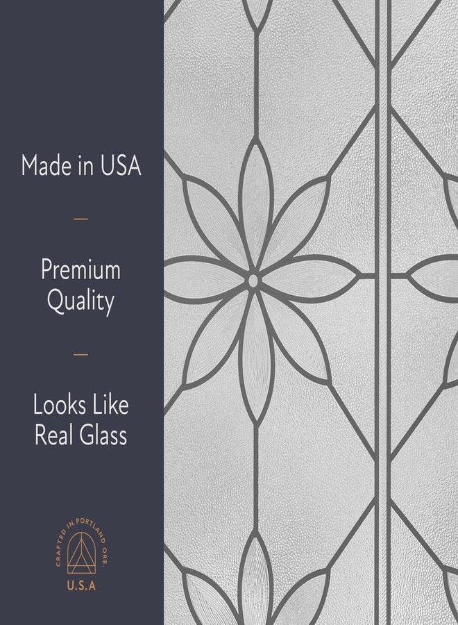 آرت سكيب فيلم Artscape Daisy | فيلم نافذة للخصوصية بنمط زجاج معشق | غير لاصق ويوفر حماية من الأشعة فوق البنفسجية | سهل التركيب والإزالة | 36 × 72 بوصة | صنع في الولايات المتحدة الأمريكية - Image 4