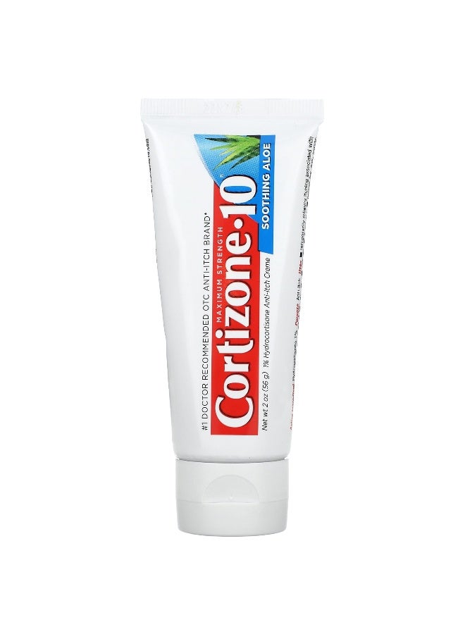 Cortizone 10 Cortizone 10, Maximum Strength, Soothing Aloe Creme, 2 oz (56 g)  - Image 4