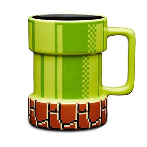 EXIGENT Gamer Pipe Ceramic Coffee Tea Cup Mug Collectible 15 Oz Ounces Pipe