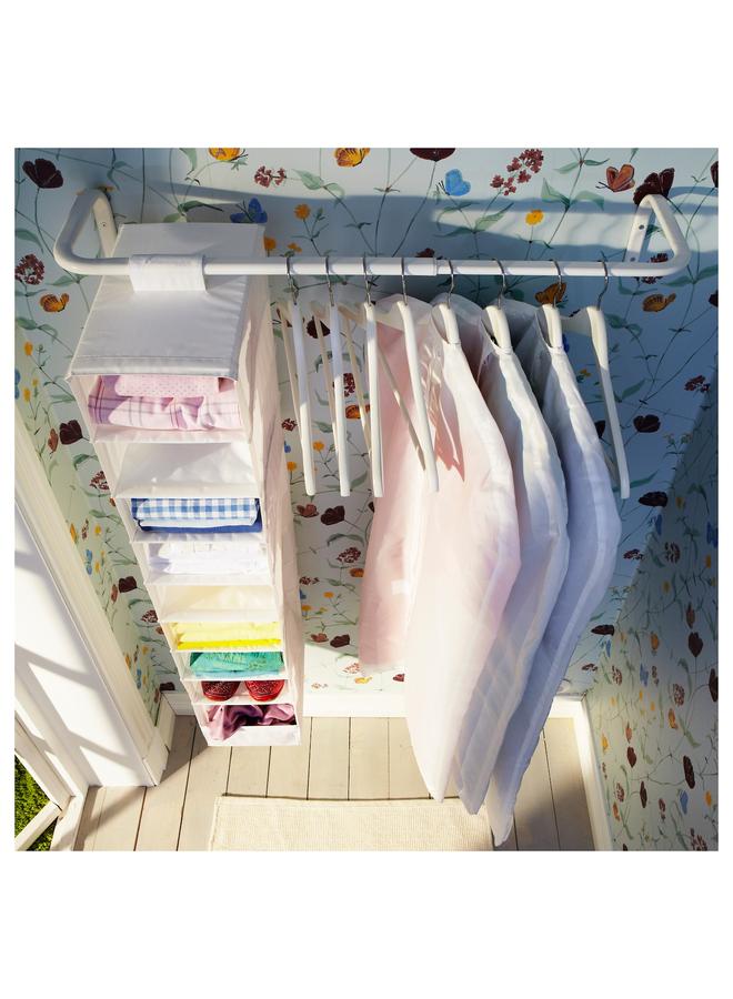 erorex Clothes bar, white, 60-90 cm - Image 4